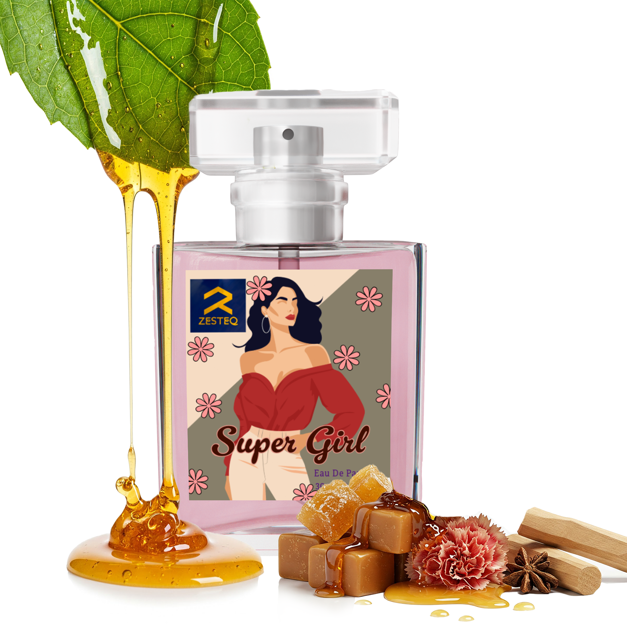 Zesteq Super Girl Eau de Parfum (30 ml ) | Sweet & Innocent Perfume for Women
