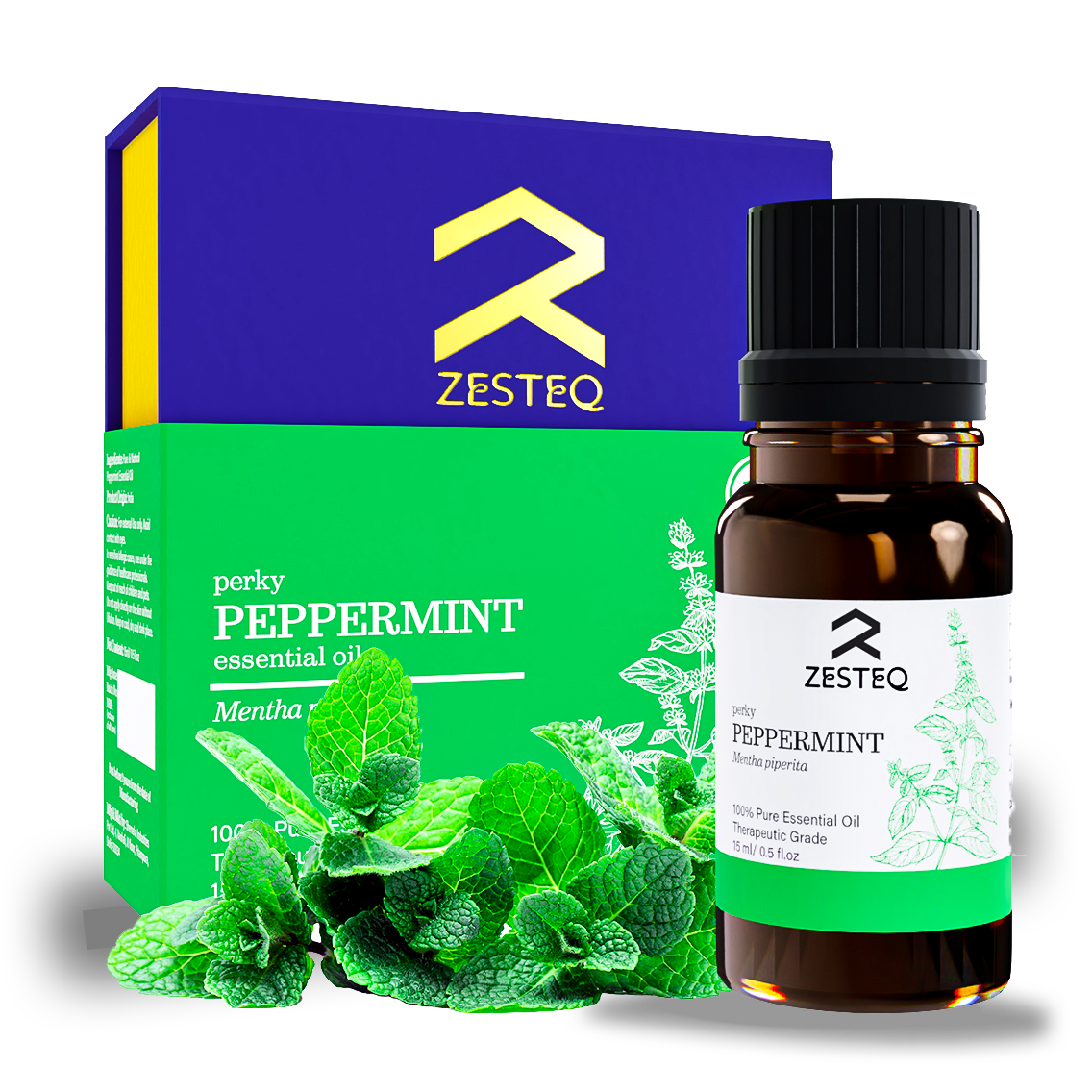 Perky Peppermint Essential Oil - Essential Oils - Zesteq