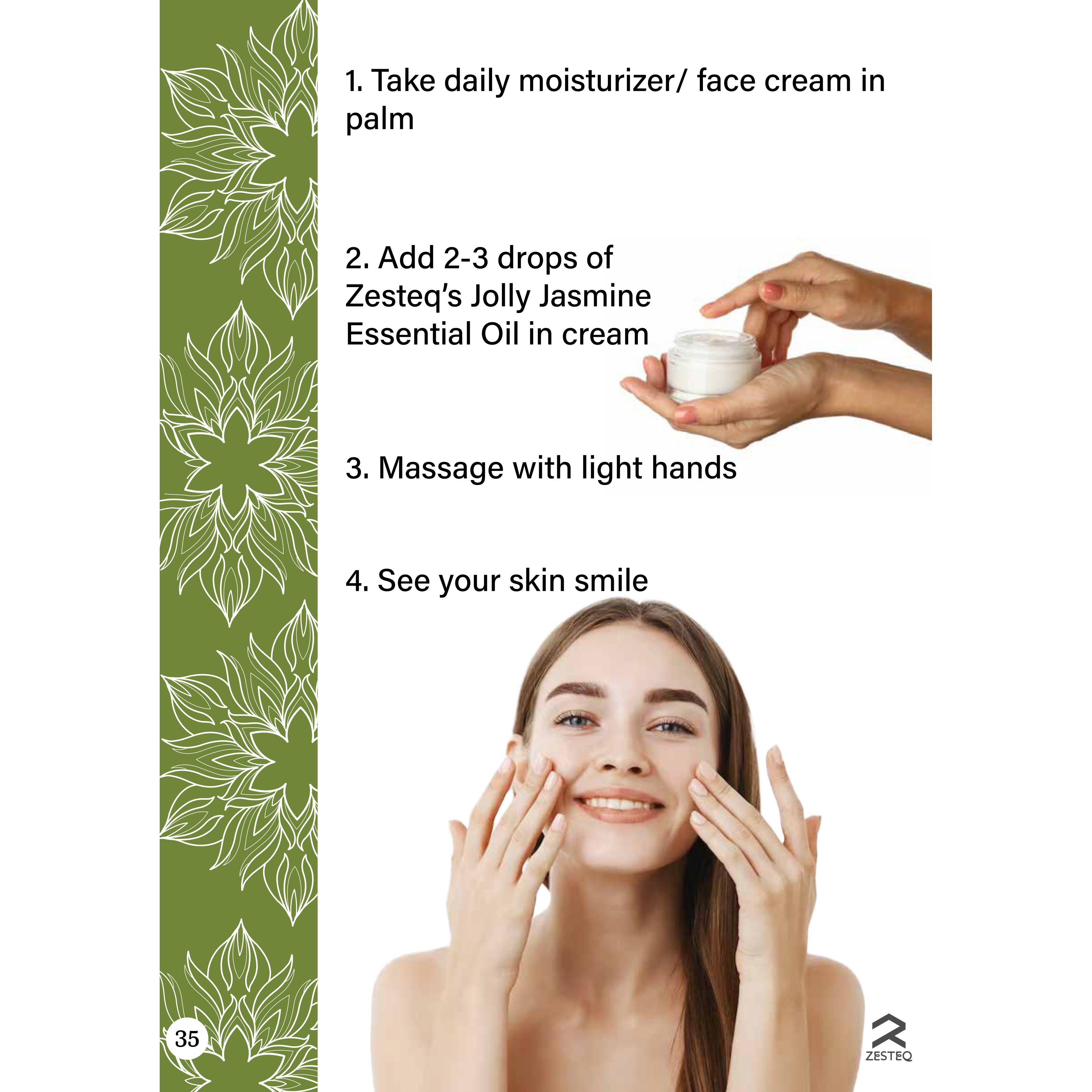 How to use Zesteq Jasmine Essential Oil