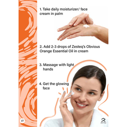 How to use Zesteq Orange Essential Oil