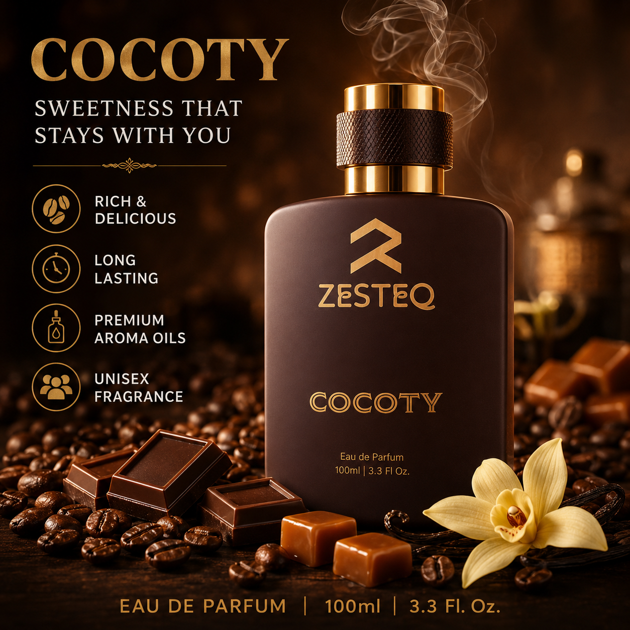 Cocoty Signature Perfume, Longlasting perfume for men, Perfume for women, Unisex (100 ml)