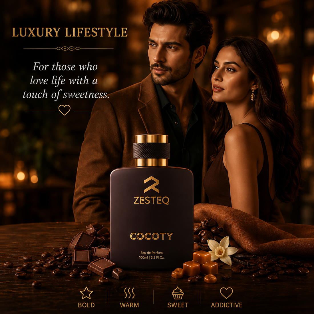 Cocoty Signature Perfume, Longlasting perfume for men, Perfume for women, Unisex (100 ml)