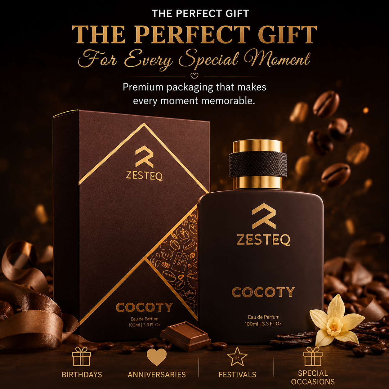 Cocoty Signature Perfume, Longlasting perfume for men, Perfume for women, Unisex (100 ml)