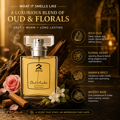 Oud Arabia Luxury Perfume, Unisex Original Signature Perfume(30 ml)