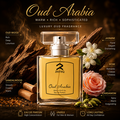 Oud Arabia Luxury Perfume, Unisex Original Signature Perfume(30 ml)