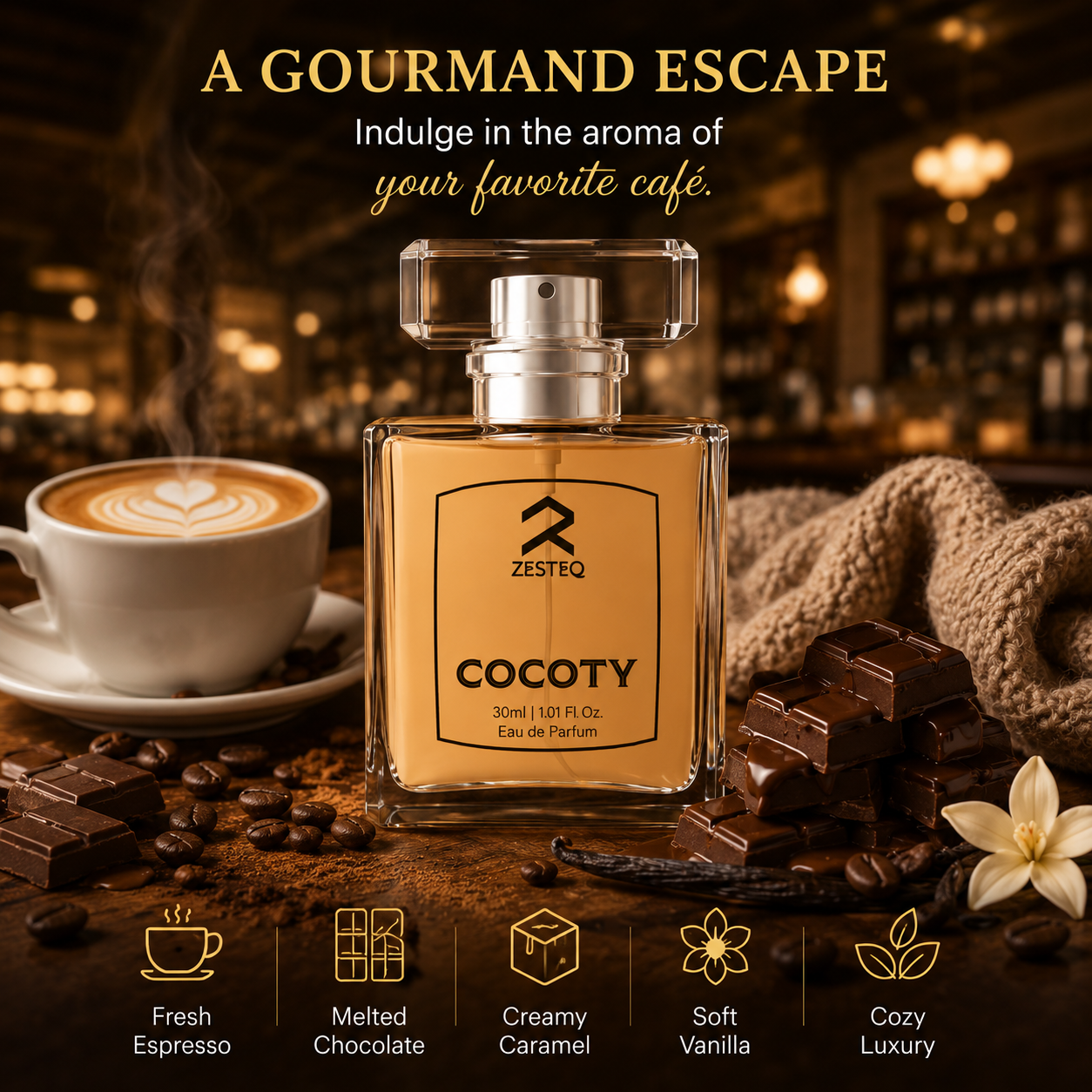 Cocoty Signature Perfume, Longlasting perfume for men, Perfume for women, Unisex (30 ml)