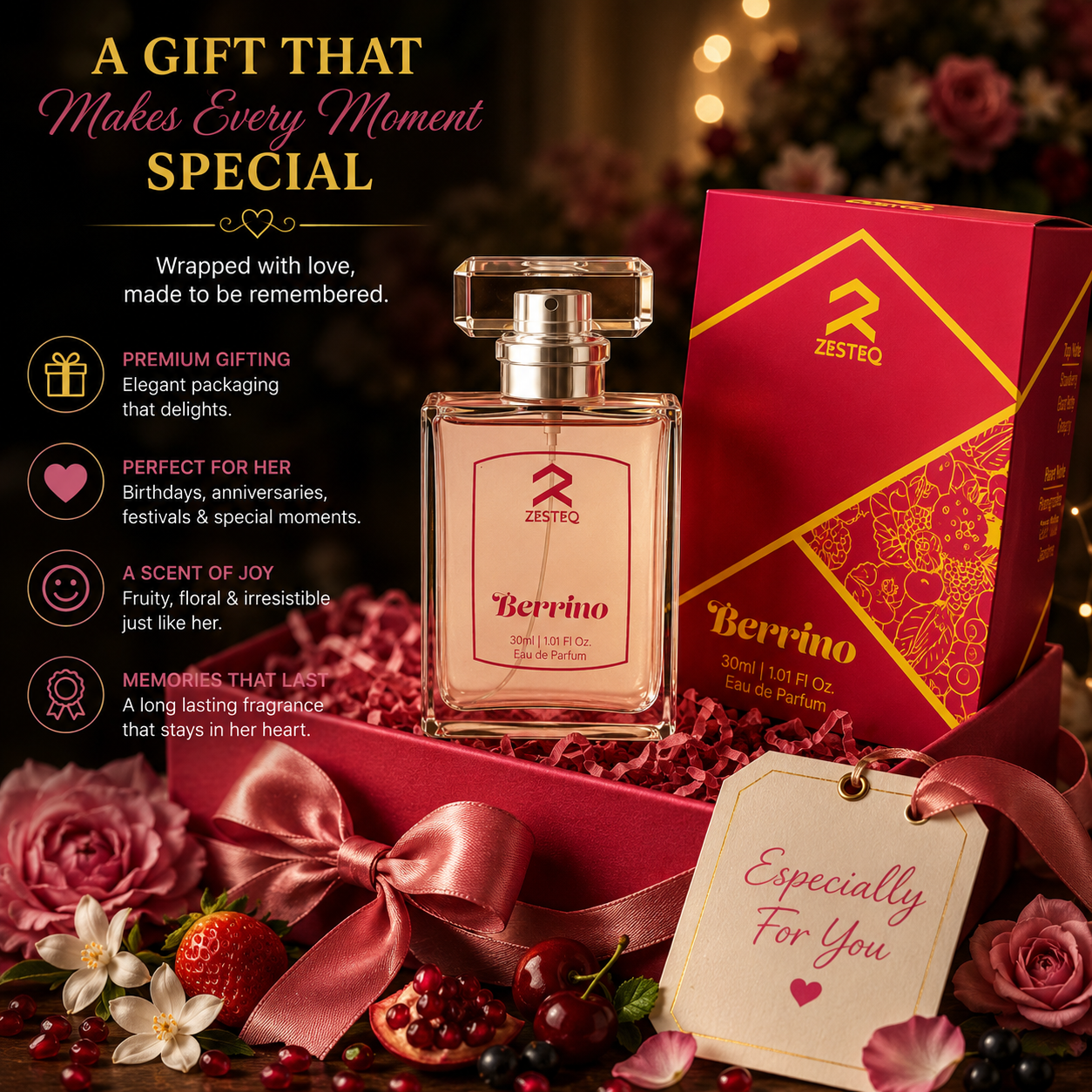 Berrino Luxury perfume for women branded 30 ml scent perfume