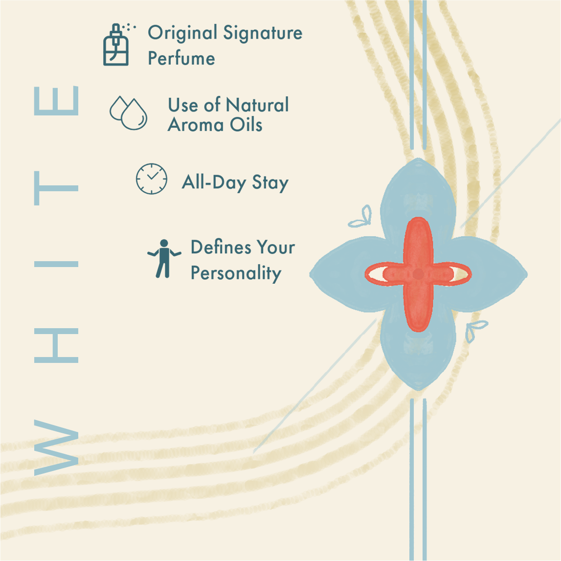 Zesteq White Eau De Parfum (30 ml) | Clean &amp; Refreshing Fragrance | Subtle &amp; Timeless | Unisex Luxury Perfume