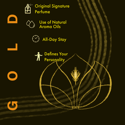 Zesteq Gold Eau De Parfum (30 ml)| Radiant &amp; Opulent Fragrance | A Touch of Luxury | Unisex