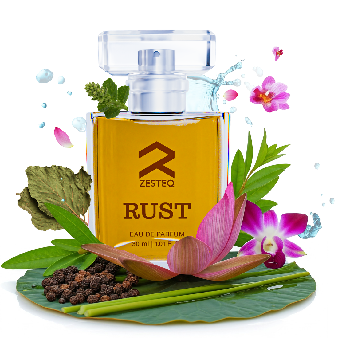 Zesteq Perfume Rust EDP (30 ml) | Earthy &amp; Warm Fragrance | Unique &amp; Grounding | Unisex Branded Perfume for Men and Women
