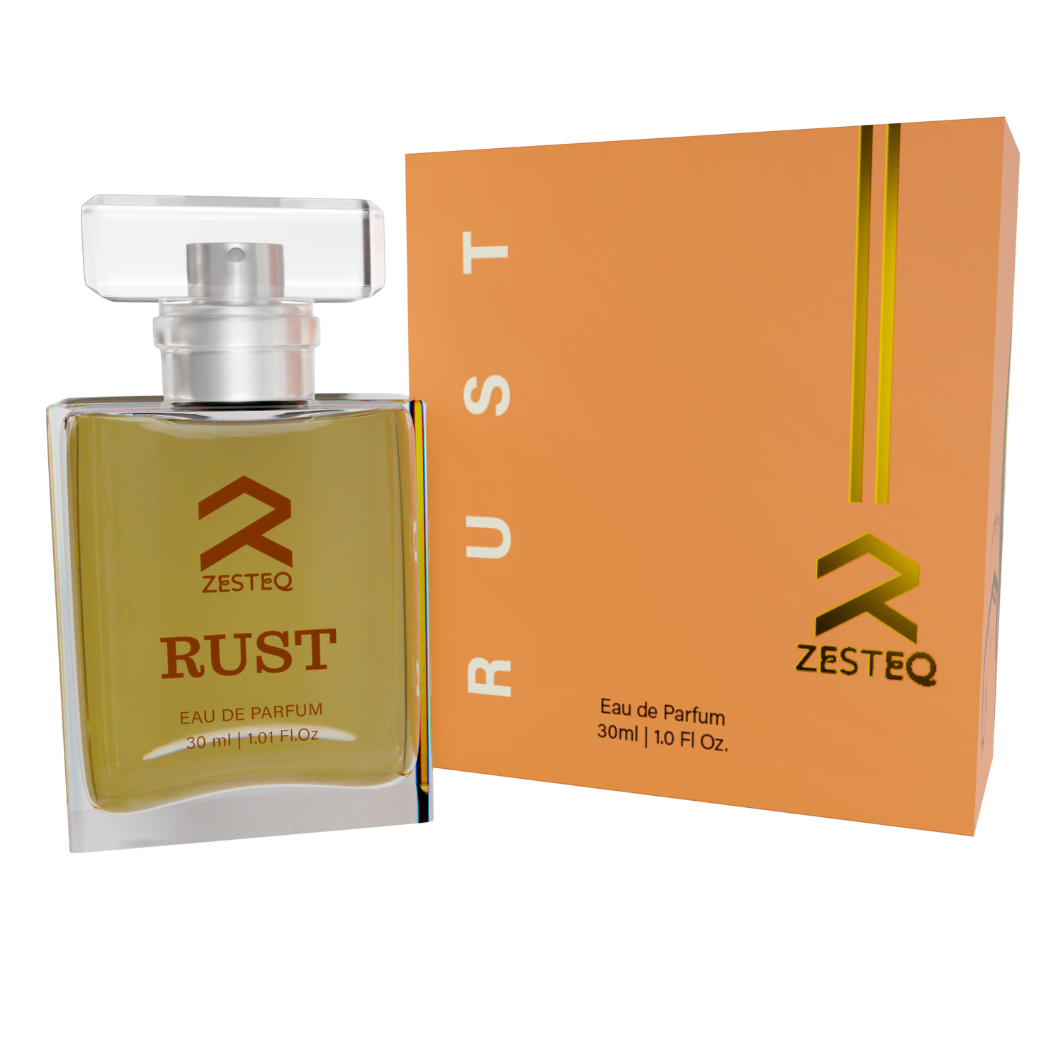 Zesteq Perfume Rust EDP (30 ml) | Earthy &amp; Warm Fragrance | Unique &amp; Grounding | Unisex Branded Perfume for Men and Women