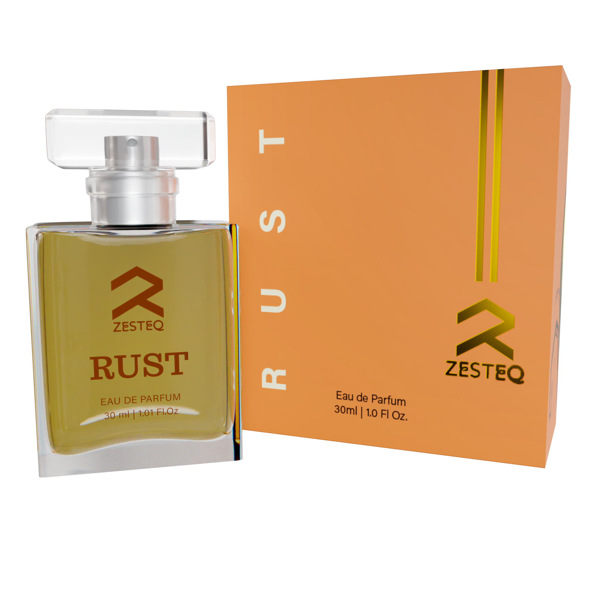 Zesteq Perfume Rust EDP (30 ml) | Earthy &amp; Warm Fragrance | Unique &amp; Grounding | Unisex Branded Perfume for Men and Women