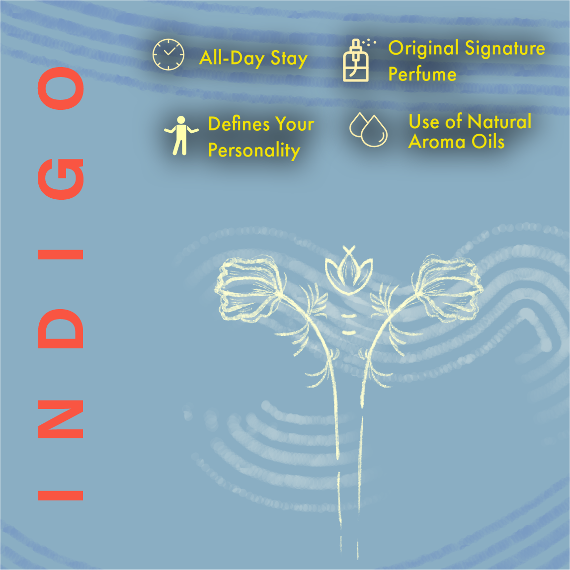 Zesteq Indigo Eau De Parfum (30 ml) | Mysterious &amp; Alluring Fragrance | Bold &amp; Distinctive | Luxury Perfume for Men