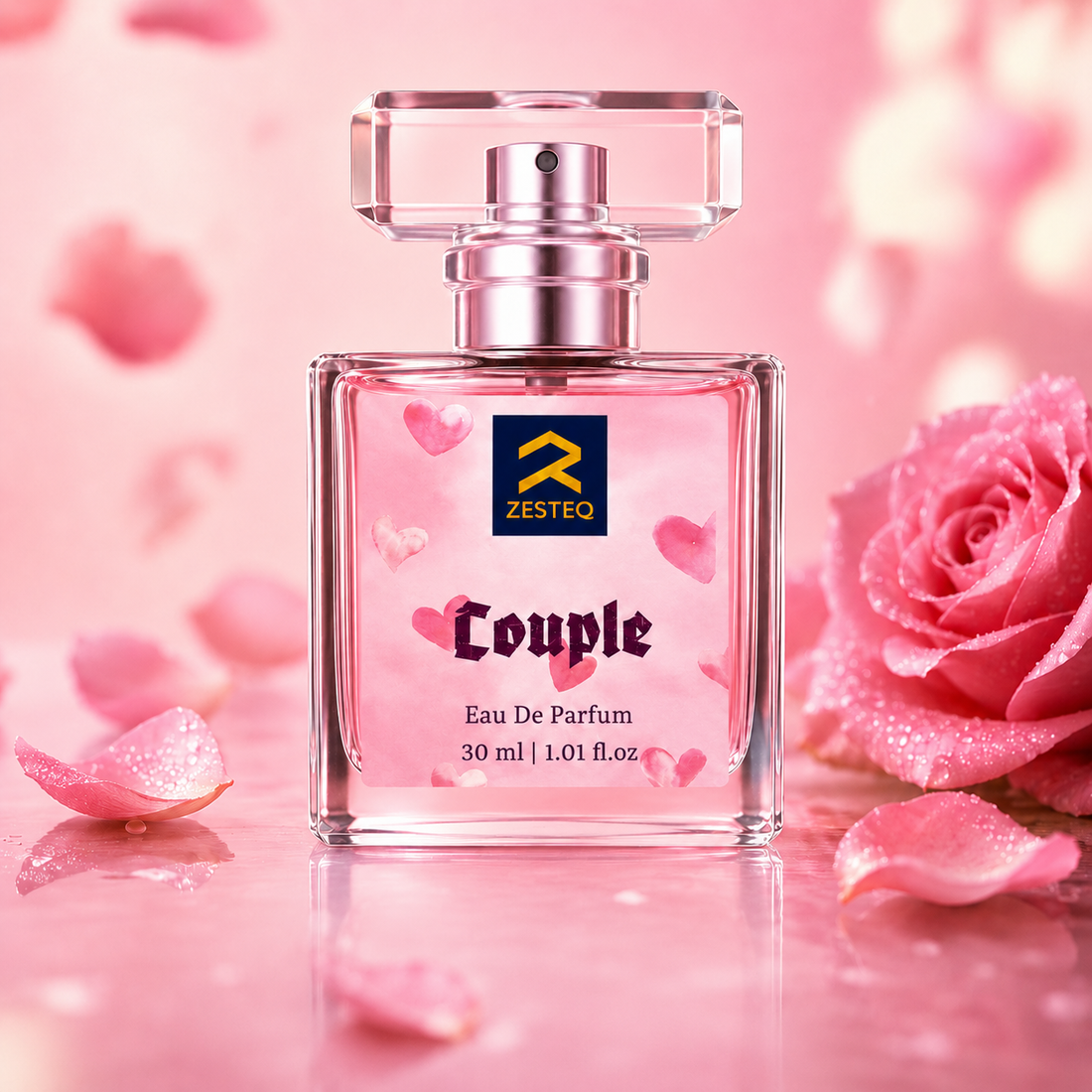 Zesteq Couple Eau de Parfum (30 ml)| Pheromone based mood enhancing perfume Unisex