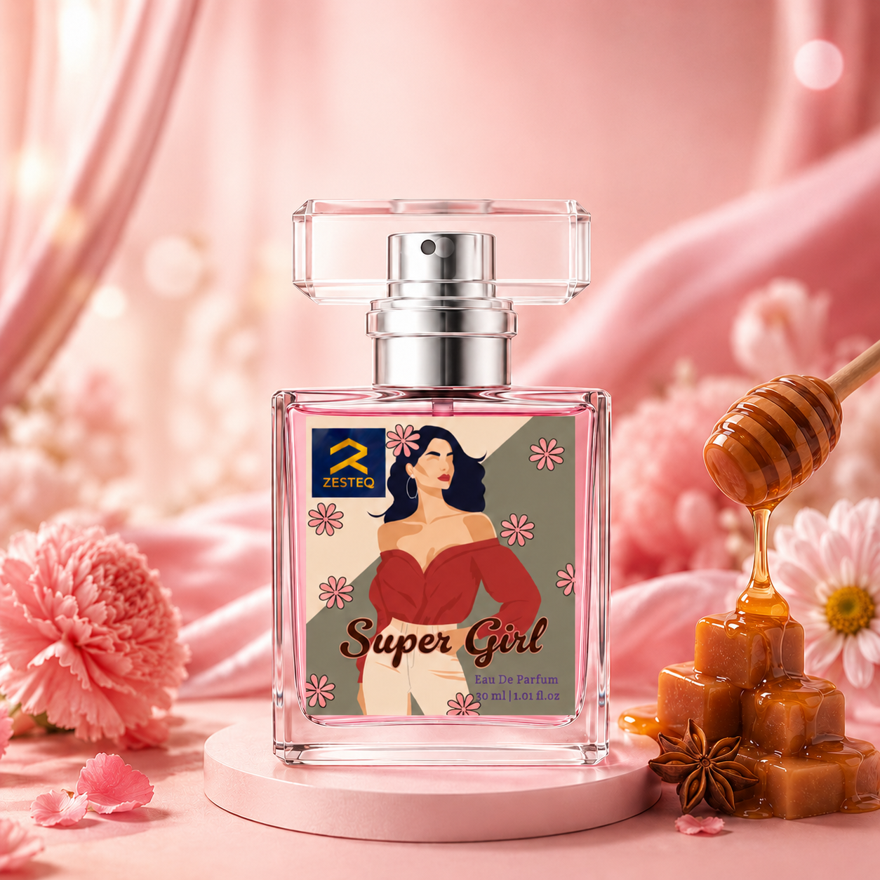 Zesteq Super Girl Eau de Parfum (30 ml ) | Sweet &amp; Innocent Perfume for Women