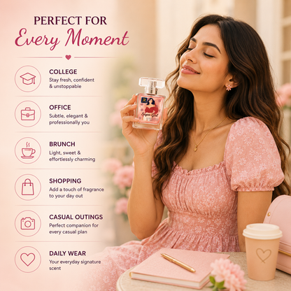 Zesteq Super Girl Eau de Parfum (30 ml ) | Sweet &amp; Innocent Perfume for Women