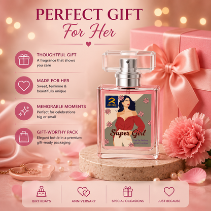 Zesteq Super Girl Eau de Parfum (30 ml ) | Sweet &amp; Innocent Perfume for Women