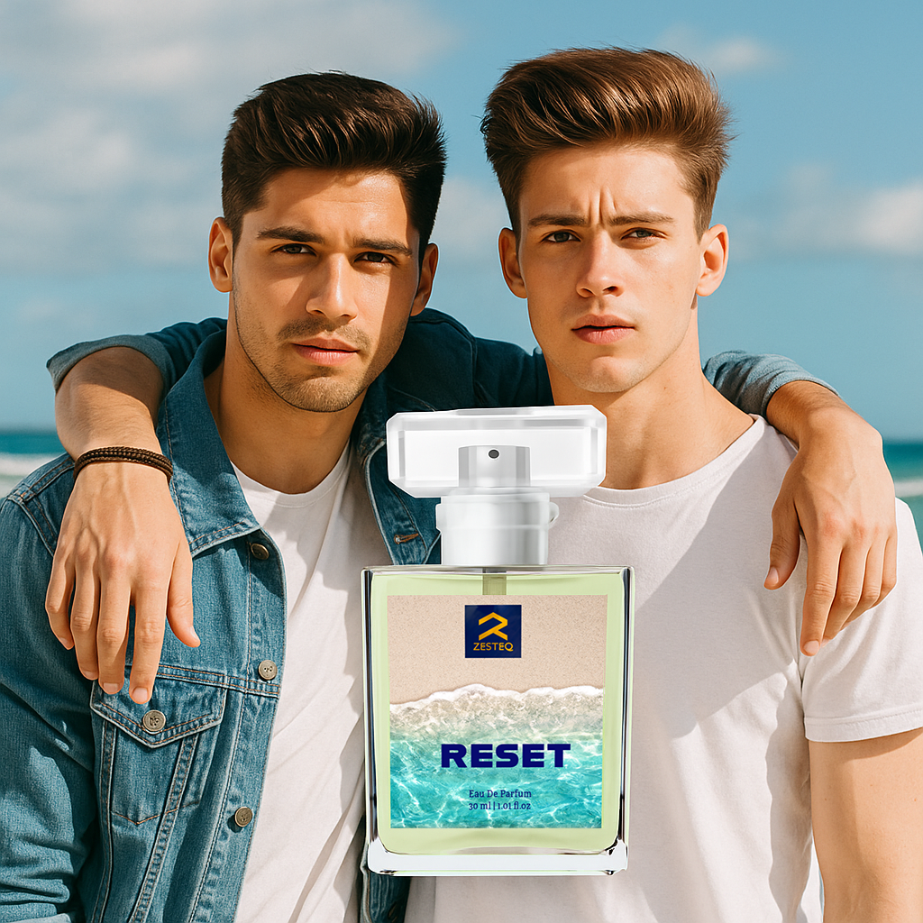 Zesteq Reset Eau de parfum (30 ml) | Energising &amp; Refreshing Perfume for Men