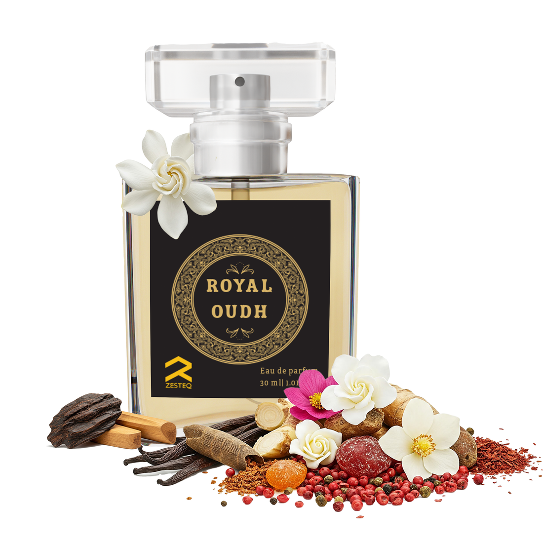 Zesteq Royal Oudh Eau de parfum ( 30 ml) Unisex Perfume for Elegance &amp; Royal Experience