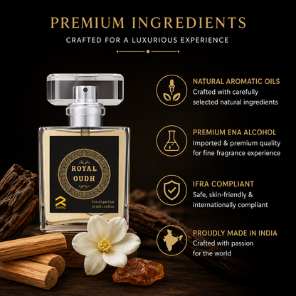 Zesteq Royal Oudh Eau de parfum ( 30 ml) Unisex Perfume for Elegance &amp; Royal Experience