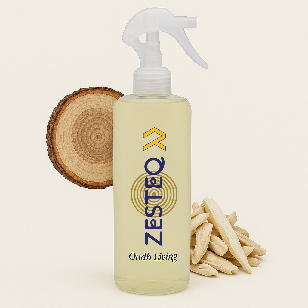 Zesteq Oudh Living Room Freshener for House, Office, Washrooms, Car, Made up of premium natural oils (500 ml)