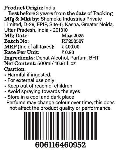 Zesteq Oudh Living Room Freshener for House, Office, Washrooms, Car, Made up of premium natural oils (500 ml)