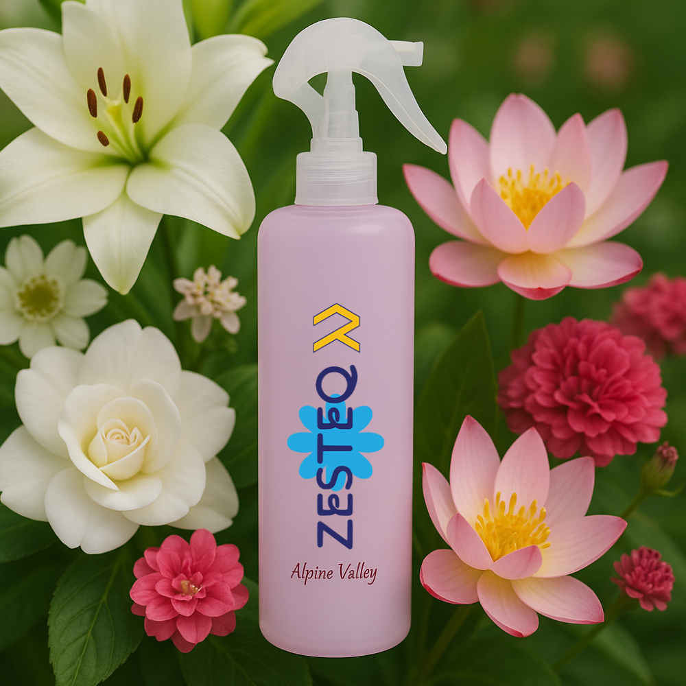 Zesteq Alpine valley Air Freshener for Home, Office, Washrooms, Car, Made up of premium natural oils (500 ml)