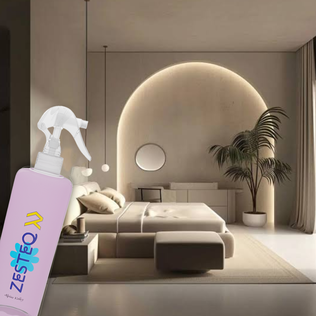 Zesteq Alpine valley Air Freshener for Home, Office, Washrooms, Car, Made up of premium natural oils (500 ml)