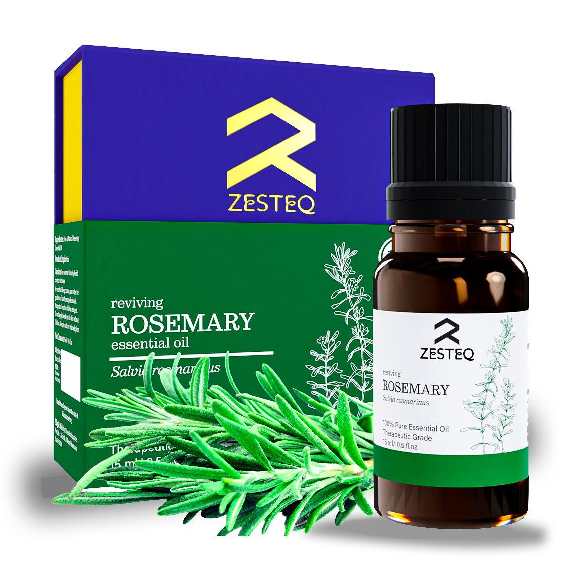 Reviving Rosemary Essential Oil - Essential Oils - Zesteq