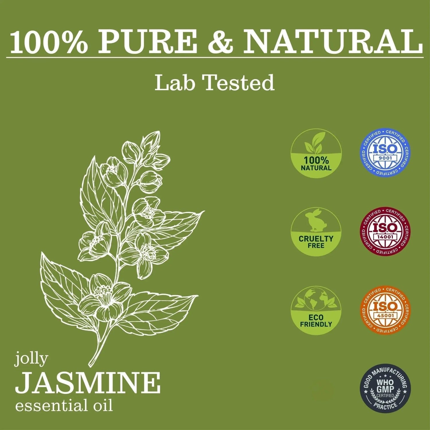 Jolly Jasmine Essential Oil - Essential Oils - Zesteq
